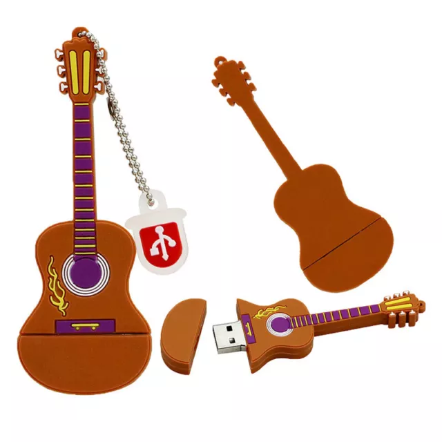 Guitar USB 2.0 Flash Drive Memory Stick U Disk Thumb Storage 1GB32GB 4GB 8GB 16G