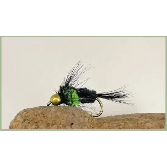 8 GOLD HEAD Short Shank Green Montana Fishing fly, Mixed 10/12, Trout Flies  £5.99 - PicClick UK