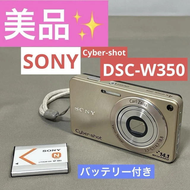 SONY CYBER SHOT DSC W350 Champagne Gold $218.27 - PicClick CA