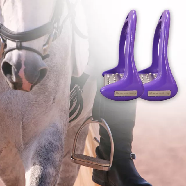 NEW Shires Stirrup Irons - Metal Cheese Grater Tread - Lightweight & Gripped