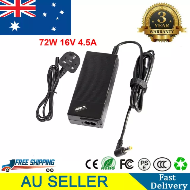 16V 4.5A 5.5 X 2.5mm AC Adapter Laptop Charger Power Supply for IBM ThinkPad AU