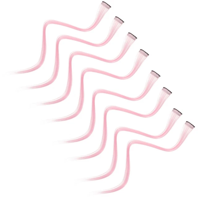 10 piezas Alargamiento de cabello de color Joyería para el cabello Pelucas Niñas