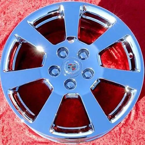 Set Of 4 Chrome 17" Cadillac Cts Oem Wheels Rims Deville Seville Sts Dts 4586