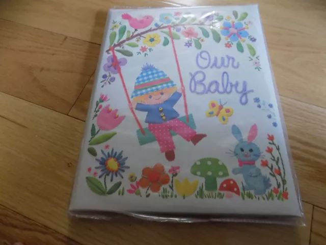 Hallmark Baby's Memory Book Photos Keepsake Unisex Album Record Journal Vintage