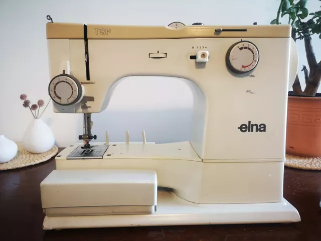 Elna 72C TSP Top Special - Rara máquina de coser suiza - un solo dueño necesita servicio