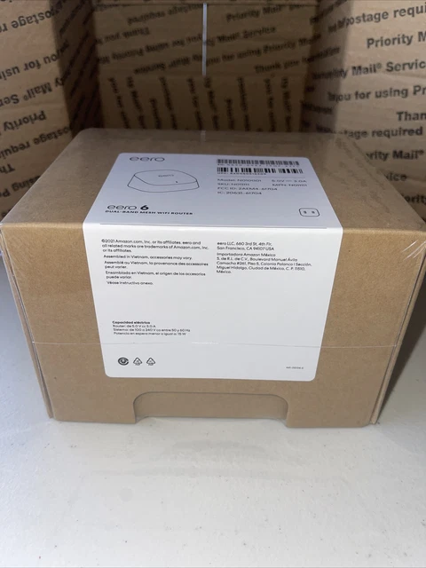 eero 6 - Dual-Band Mesh Wi-Fi Router - Model # N010001 - NEW IN BOX
