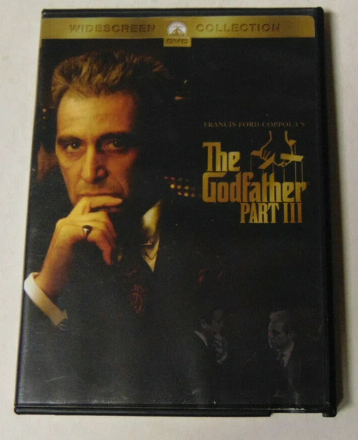 THE GODFATHER PART III DVD Al Pacino A Francis Ford Coppola Film 17.00