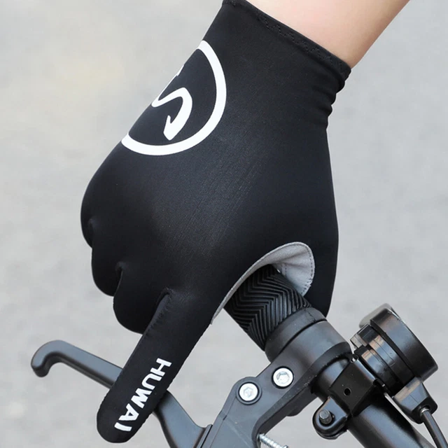 Vollfinger Fahrradhandschuhe Rutschfeste Reithandschuhe für den Sommersport (Sch
