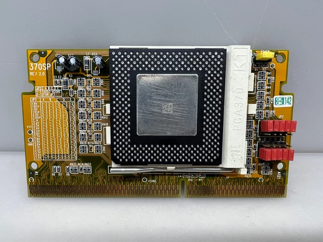 Adapter Card Socket 370 to Slot 1 with Intel Celeron 366MHz CPU Free Shipping