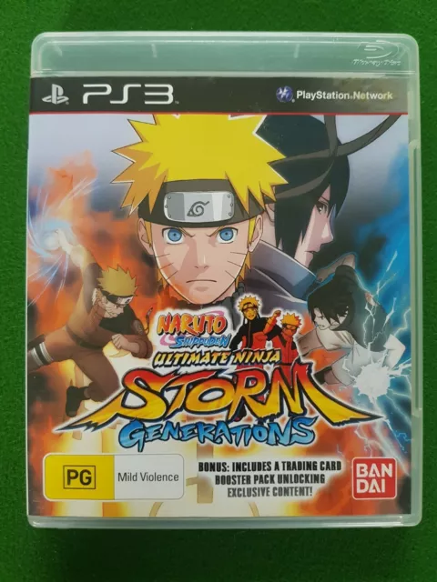 NARUTO SHIPPUDEN: ULTIMATE NINJA STORM GENERATIONS GAME PS3 ~ NEW