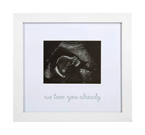 We Love You Already Ultrasound Picture Frame, We Love You Already Frame, White