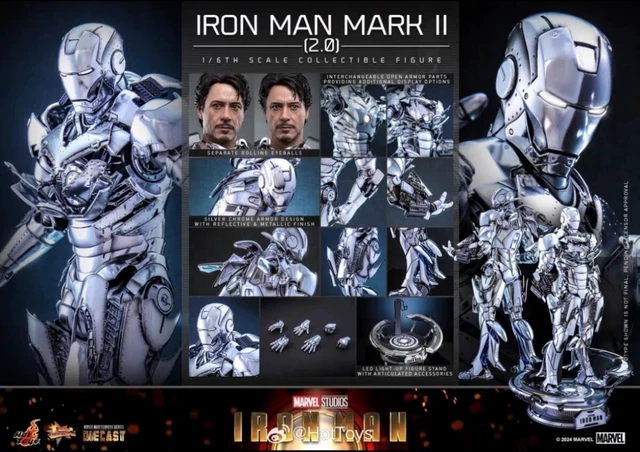 HOT TOYS 1/6 Iron Man Mark Versión Figura de Acción