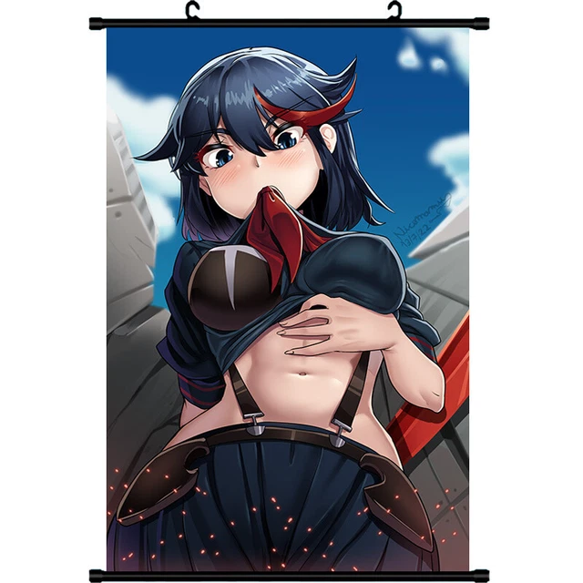 kill la kill matoi ryuuko Cosplay HD Home Decor Scroll Painting Wall Art 60X90cm