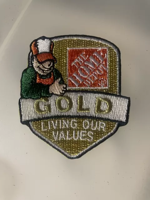 Home Depot Homer Award Badge Patch Gold