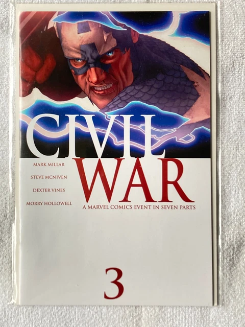 CIVIL WAR #3A VF+/NM 2006 1er tirage Marvel Comics Millar/McNiven EUR 8 ...