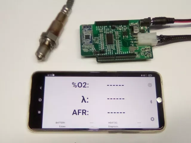 Breitband-Lambda-Modul mit Bluetooth. für Arduino. lsu 4.9.