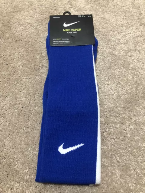 Nike Vapor Knee High III Over the Calf Football Socks Medium Mens 6-8 WMN 6-10