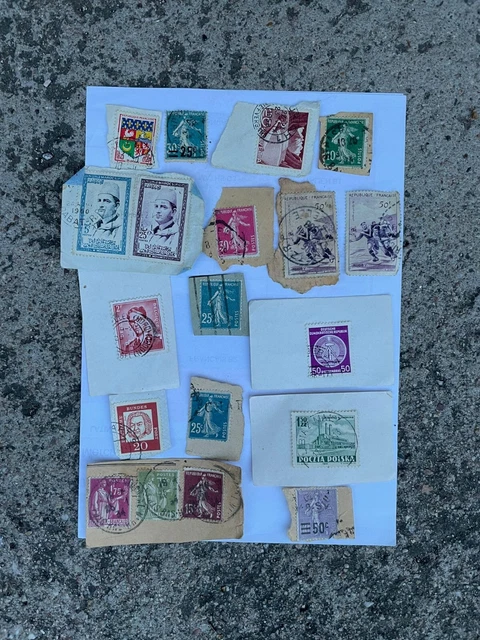 Lot De Divers Papiers Anciens Avec Timbre - Plus De 10 Pages - France - Voir Photos