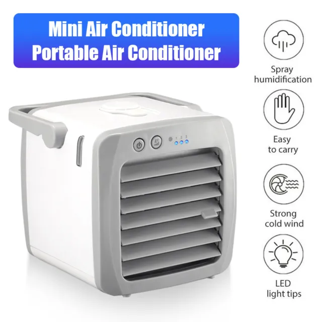 Portable Mini AC Air Conditioner Personal Cooling Fans Bedroom Air Cooler Fan