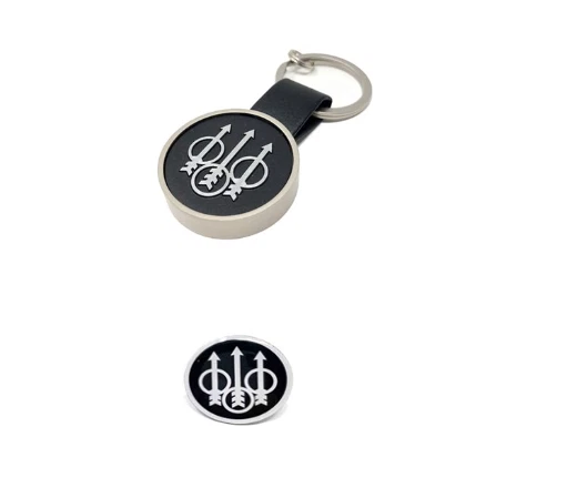 Porte-clés Atalanta Logo Vintage – Artisanat Italien – Idée Cadeau Collection