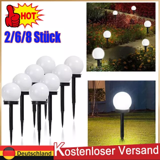 Lampada solare da giardino impermeabile lampada solare per giardino esterno sfera LED DHL