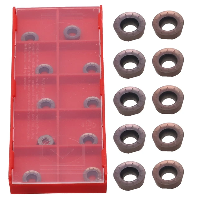 Lot De 10 Inserts Tour CNC 16IR AG60 1125 - Carbure, Pour Finition Et Semi-finition, Précision Et Longue Durée De Vie