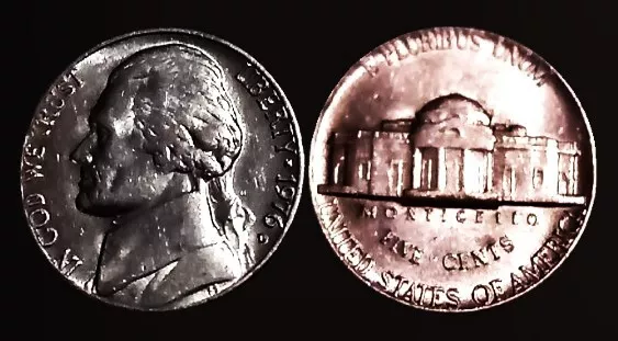 1976 Usa 5 Cents Coin (See Pics For Grade) Classic Jefferson Nickel 2