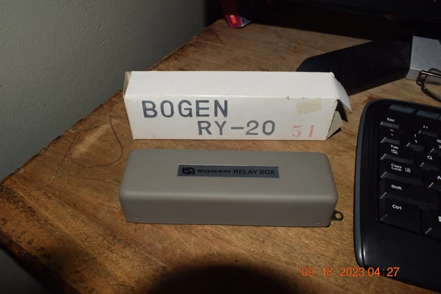 Rare Vintage Nos Bogen Lear Siegler Inc Ry-20 Realy Box #2