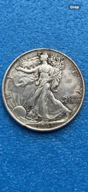 1943 Usa Silver Half Dollar