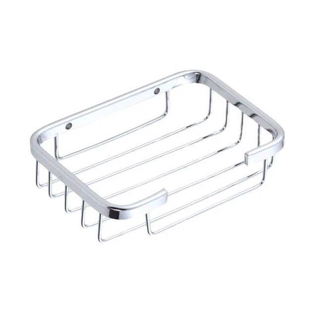 Soap Holder Shower Wall Mount Soap Holder Dish Sponge Tray Soap Rack Aluminum