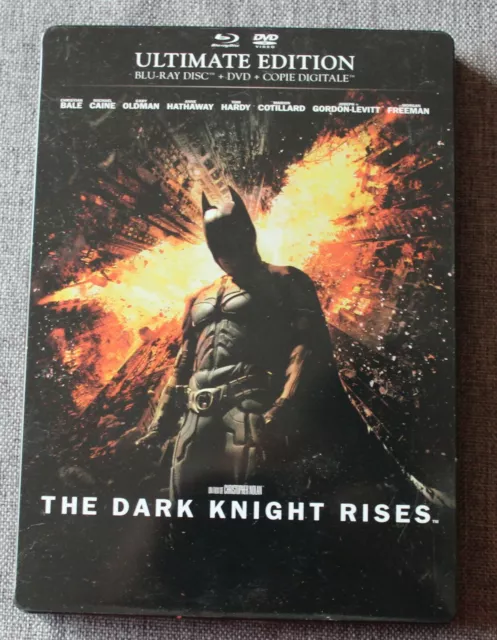 Batman - the dark knight rises, Steelbook blu-ray + DVD