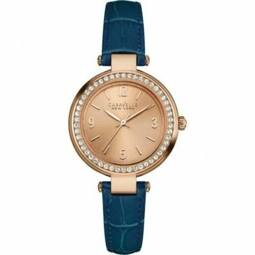 NEUF CARAVELLE NEW York Par Bulova Montre Femmes Cadran Or