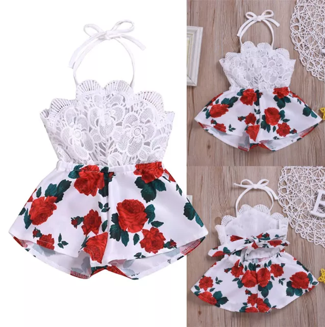 Gonna floreale neonato bambini bambine cinturino arricciacapelli abiti