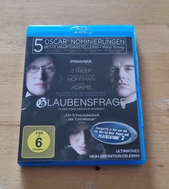 "Glaubensfrage" (Blu Ray) - super Film mit Meryl Streep, Amy Adams