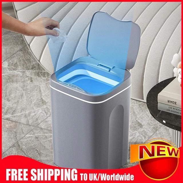 Cestino Rifiuti Automatico Impermeabile per Cucina Bagno (Batteria 16L)
