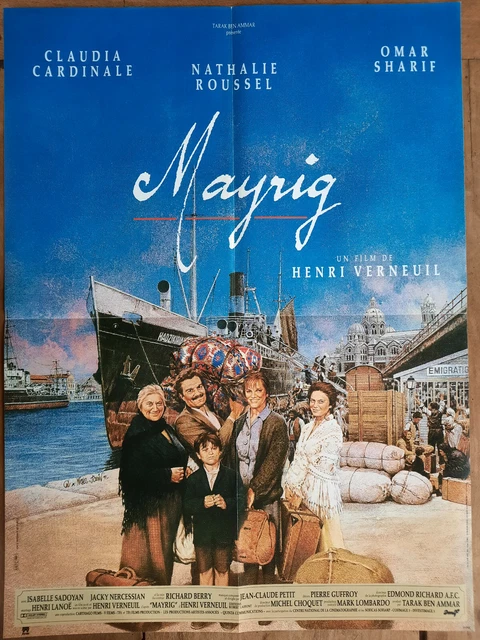 Mayrig AFFICHE MAYRIG HENRI VERNEUIL Claudia CARDINALE Bateau Port Omar SHARIF ...