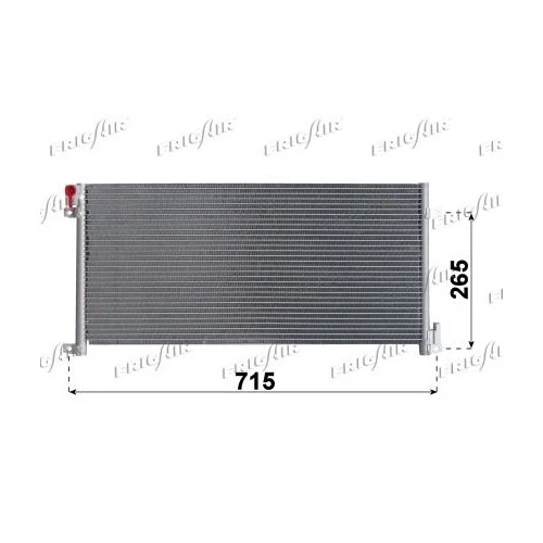 0805.3018 FRIGAIR Condensatore, Climatizzatore per FORD