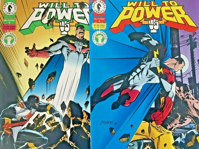 Will To Power. No's 4-5 (2 Issue Lot). Dark Horse Comics. Vintage 1994.