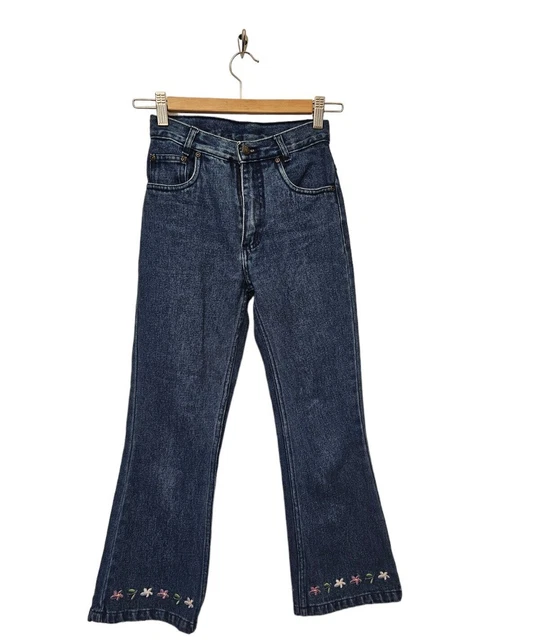 Jeans ricamati RAGAZZA BOOTCUT ETÀ 9 - 10 ANNI