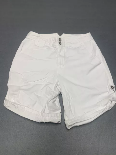 WHITE STAG BERMUDA shorts women’s 10 white cotton casual ladies $7.31 ...