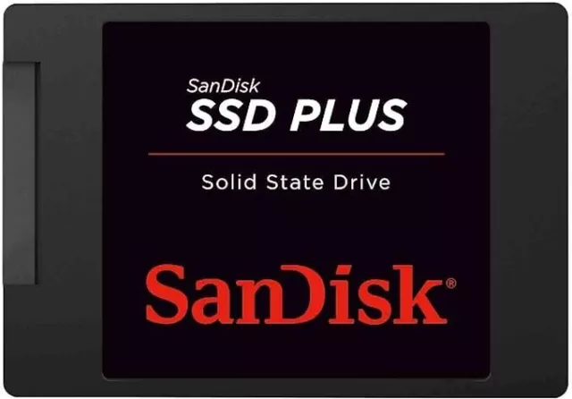 SanDisk SSD PLUS 1TB Hard Drive Sata III 2.5 Inch Internal SSD - Black