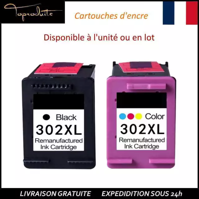 HP CARTOUCHE D'ENCRE Authentique Instant Ink 63/302 Noir E5Z02A (4XL) /EBJG  EUR 19,00 - PicClick FR