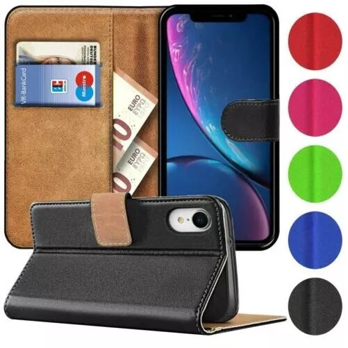 Étui Style Livre pour IPHONE XR Housse à Clapet Coque Téléphone Portable