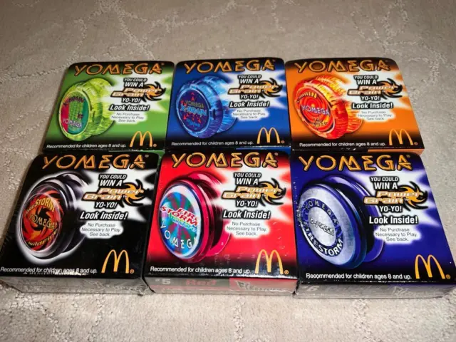 BRAND NEW SEALED VINTAGE 2000 Yomega Yo-yo McDonald's Various Individual