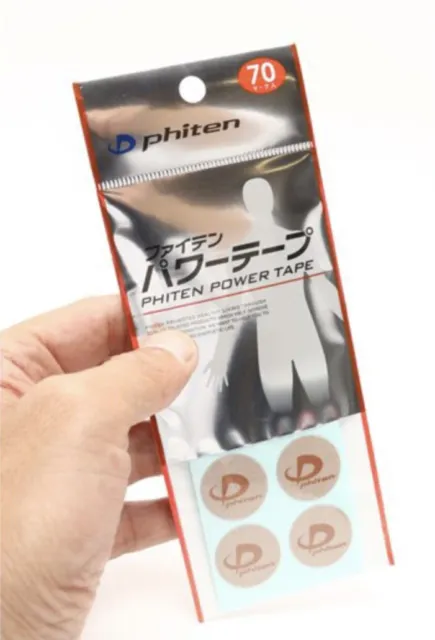 Phiten Titanio Dischi Nastro di Alimentazione (70 per confezione) Giapponese