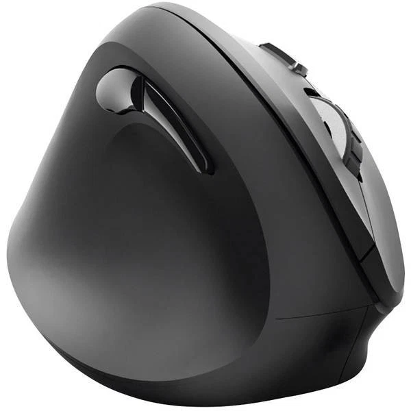 Perixx PERIMICE-720 - Mouse ergonomico trackball wireless, 2.4 GHz e Bluetooth, angolo regolabile, 2 livelli DPI, colore: Nero