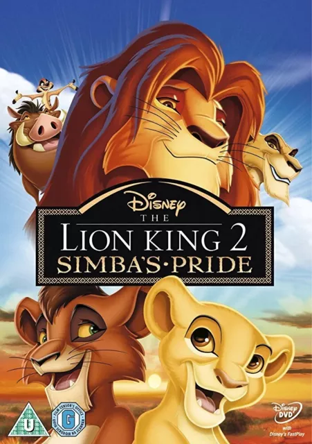 The Lion King 2 Simbas Pride Dvd Region 2 Brand New Sealed + Free Uk Post Disney