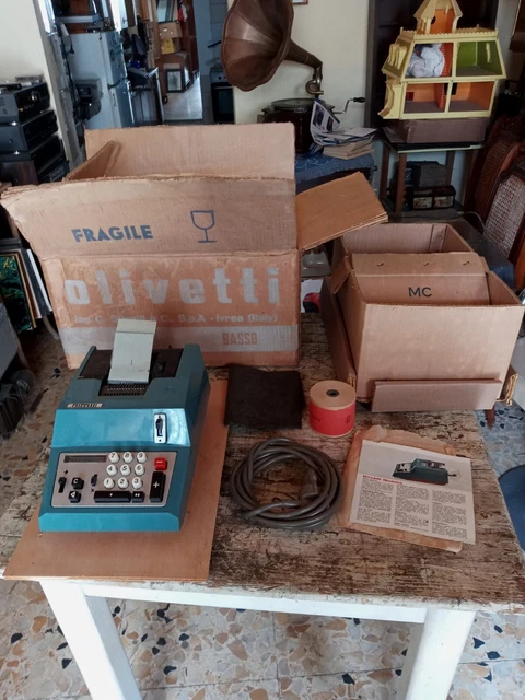 Olivetti Summa QUANTA 20  VINTAGE MAI USATA IMBALLO ORIGINALE NON TESTATA