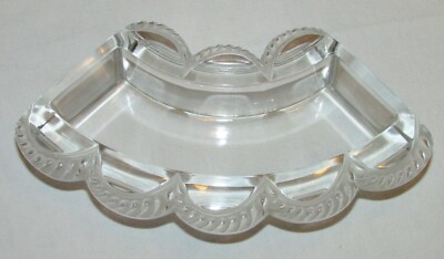 CHEMIN de TABLE dentelé LALIQUE France Jardinière VALENCIENNES 
