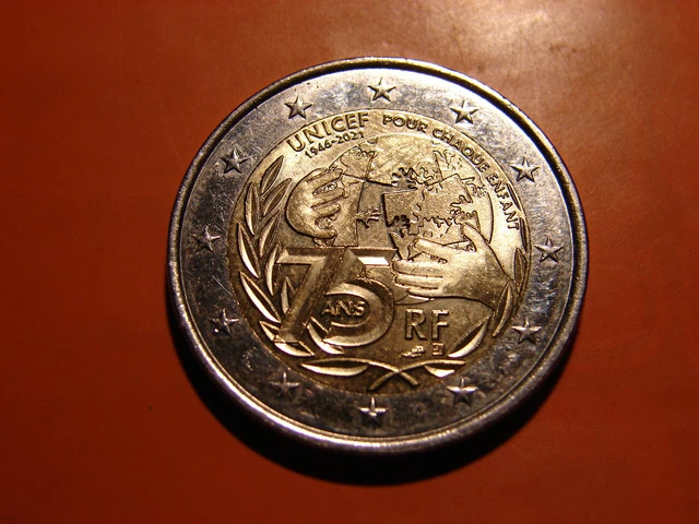 Piece 2 Euro Unicef 75 Ans Prix FRANCE. 2 EURO Commemo. 2021. 75 Ans Unicef. EUR 5,90 - PicClick FR